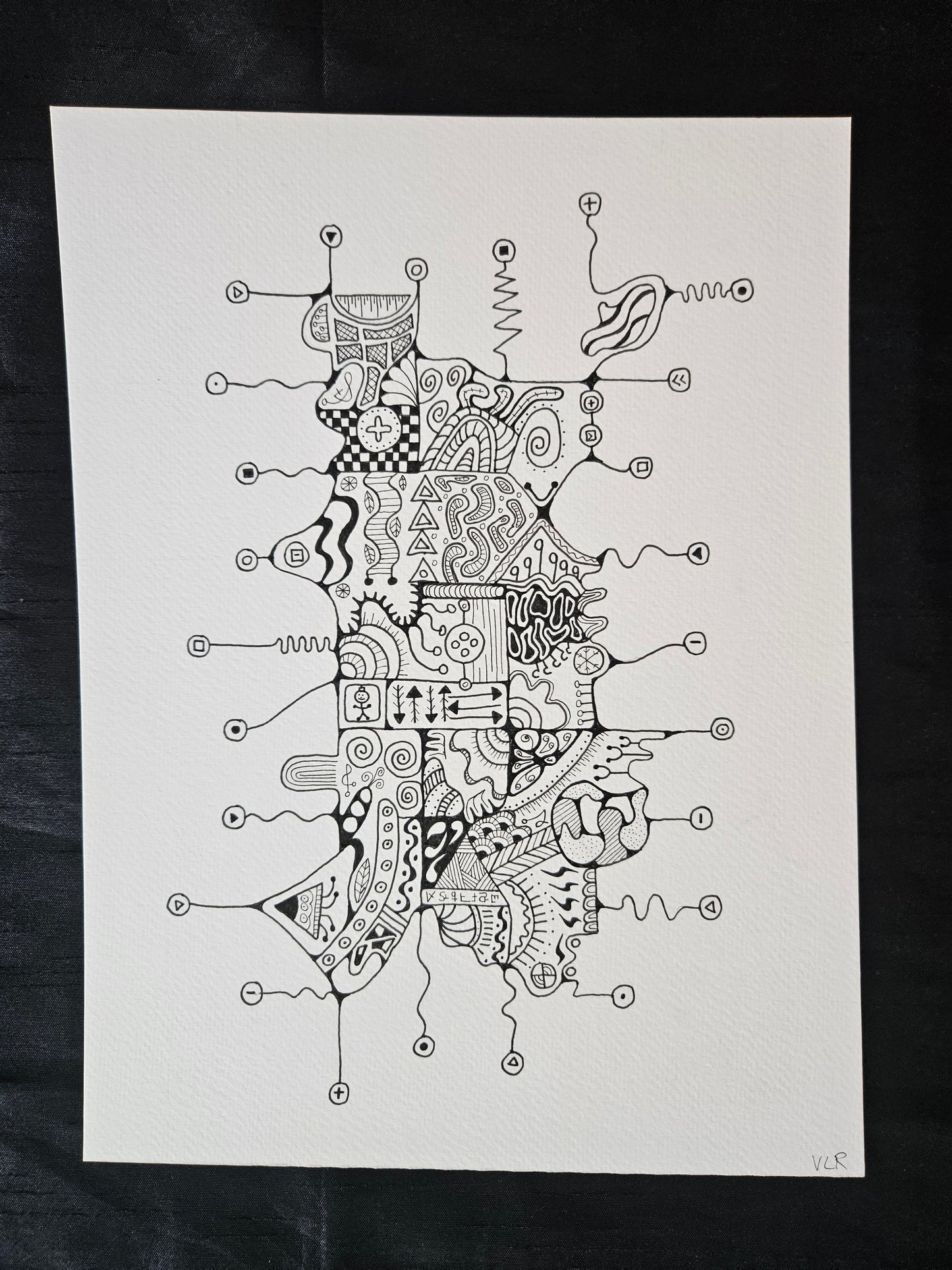 Black and White Abstract art